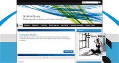 Desktop Screenshot of boohamsurrey.com